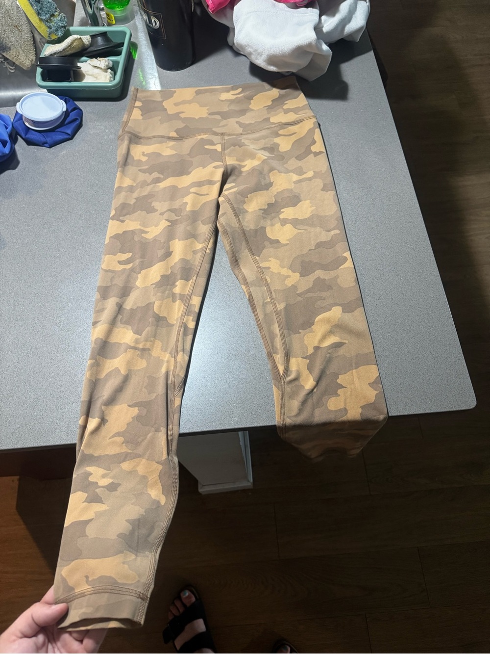 lululemon athletica Tan & Brown Camo Leggings